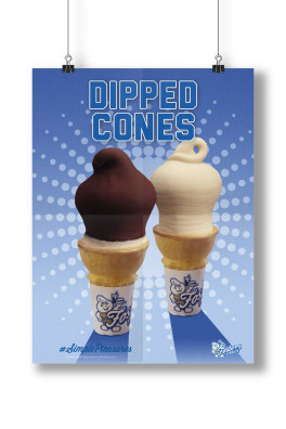 Fosters Freeze Poster Design