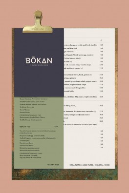 BŌKAN Bar Menu