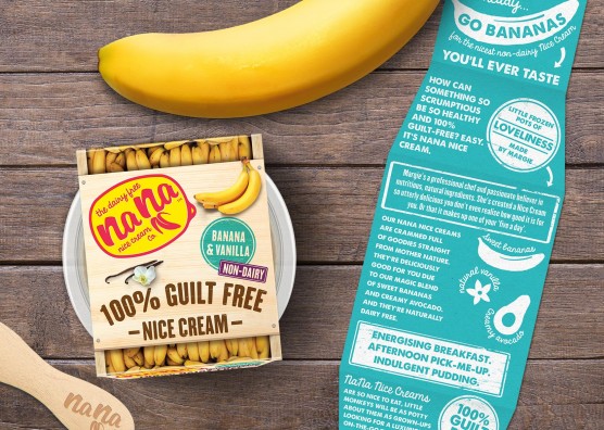 Nana Nice Cream Banana Ice Cream Packaging