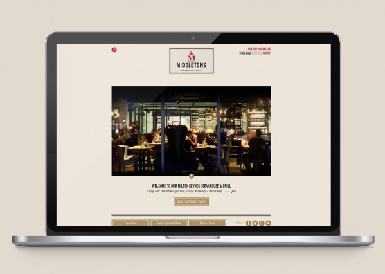 Middeltons Website Design