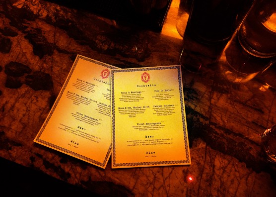 F Pigalle Menu Design