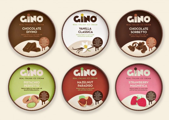 Gino Gelato Ice Cream Pot Lids