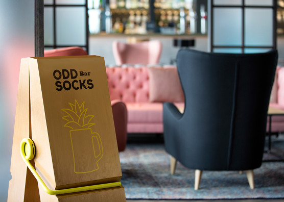 Oddsocks Bar Sign