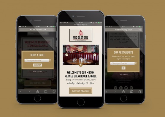 Middeltons Mobile Website Design