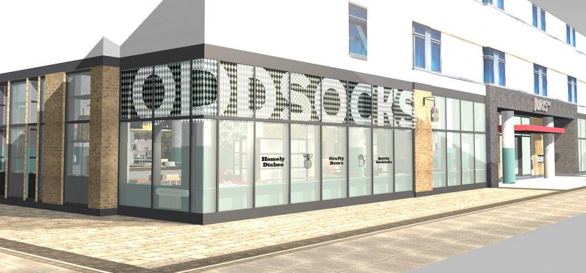 Oddsocks Exterior Render