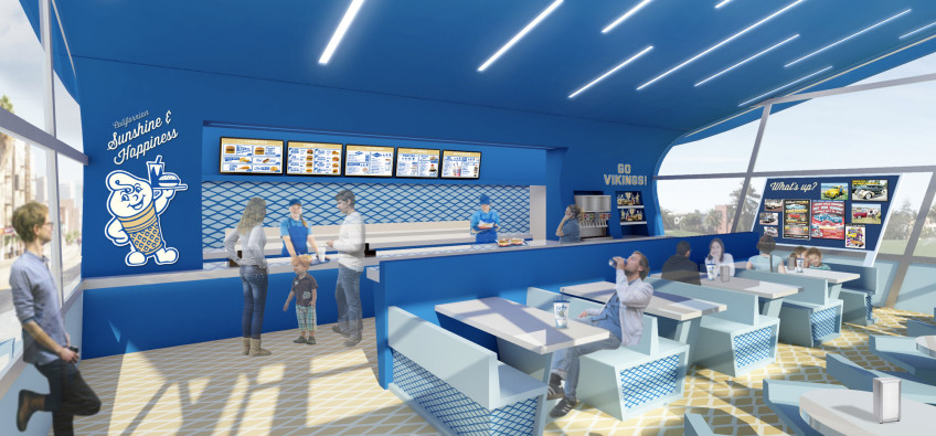 Fosters Freeze Interior Restaurant Design