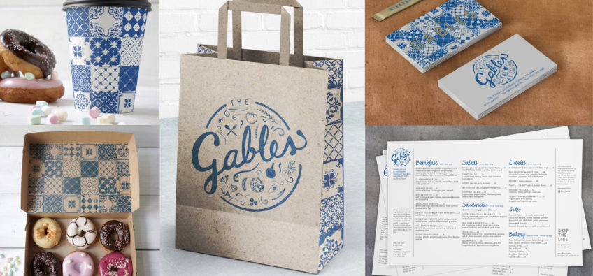 The Gables Print Collateral