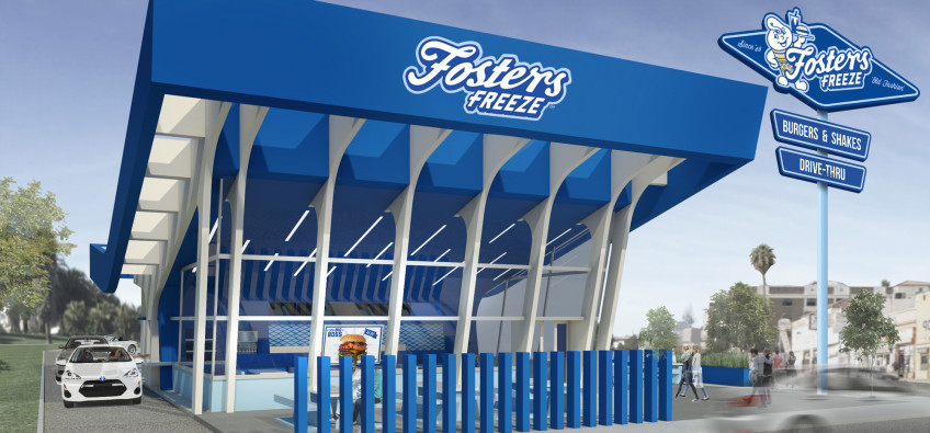 Fosters Freeze Exterior Restaurant Design